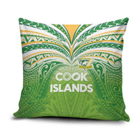 Cook Islands Rugby League Pillow Cover Tatau Tribal Motifs-Light Green Color LT03 Green - Polynesian Pride