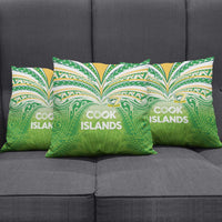 Cook Islands Rugby League Pillow Cover Tatau Tribal Motifs-Light Green Color LT03 - Polynesian Pride