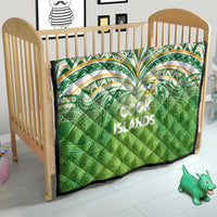 Cook Islands Rugby League Quilt Tatau Tribal Motifs-Light Green Color LT03 - Polynesian Pride