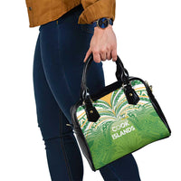 Cook Islands Rugby League Shoulder Handbag Tatau Tribal Motifs-Light Green Color LT03 - Polynesian Pride