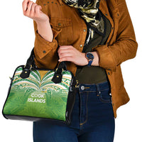 Cook Islands Rugby League Shoulder Handbag Tatau Tribal Motifs-Light Green Color LT03 - Polynesian Pride