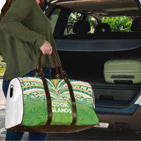 Cook Islands Rugby League Travel Bag Tatau Tribal Motifs-Light Green Color LT03 - Polynesian Pride