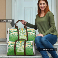 Cook Islands Rugby League Travel Bag Tatau Tribal Motifs-Light Green Color LT03 - Polynesian Pride