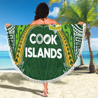 Cook Islands Rugby League Beach Blanket Tatau Tribal Motifs-Dark Green Color LT03 - Polynesian Pride