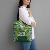 Cook Islands Rugby League Tote Bag Tatau Tribal Motifs-Dark Green Color LT03 - Polynesian Pride