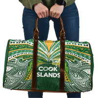 Cook Islands Rugby League Travel Bag Tatau Tribal Motifs-Dark Green Color LT03 Green - Polynesian Pride