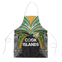 Cook Islands Rugby League Apron Tatau Tribal Motifs-Black Color - Polynesian Pride