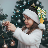 Cook Islands Rugby League Christmas Santa Hat Tatau Tribal Motifs-Black Color LT03 - Polynesian Pride