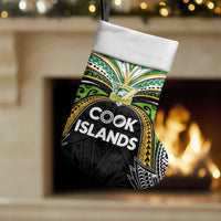 Cook Islands Rugby League Christmas Stocking Tatau Tribal Motifs-Black Color LT03 Set of 2 Black - Polynesian Pride