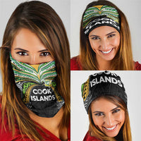 Cook Islands Rugby League Neck Gaiter Tatau Tribal Motifs-Black Color LT03 - Polynesian Pride