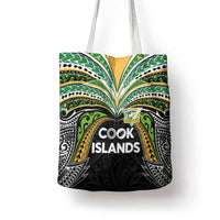 Cook Islands Rugby League Tote Bag Tatau Tribal Motifs-Black Color LT03 - Polynesian Pride