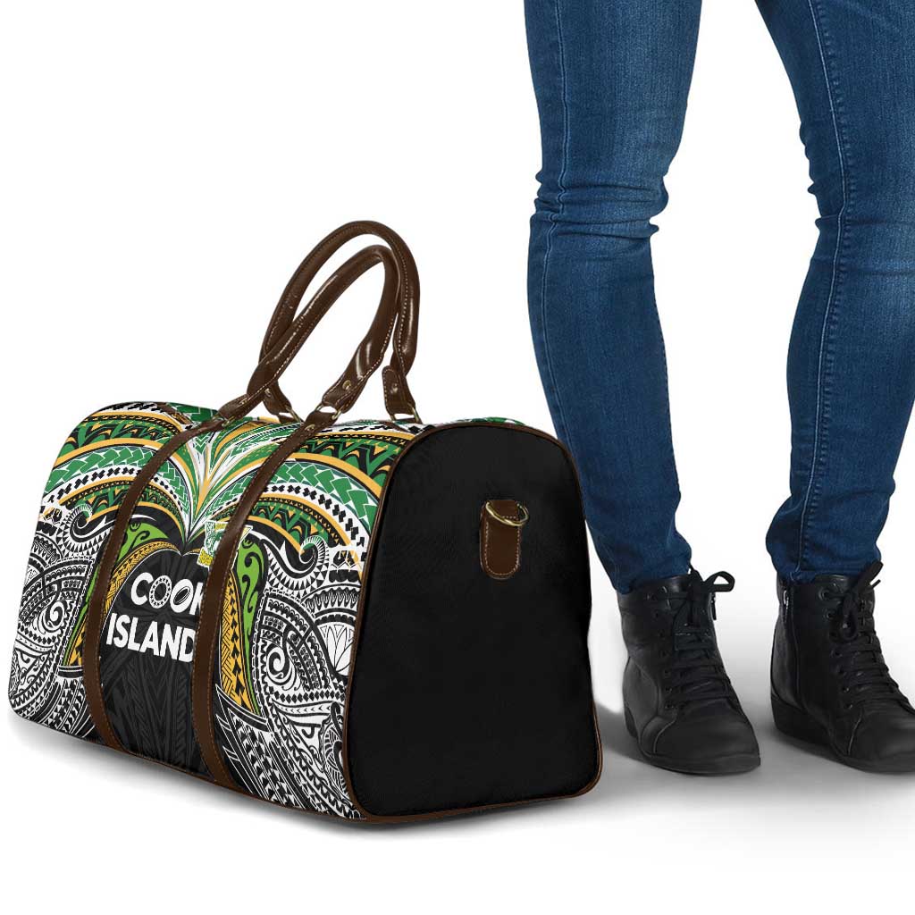 Cook Islands Rugby League Travel Bag Tatau Tribal Motifs-Black Color LT03 - Polynesian Pride