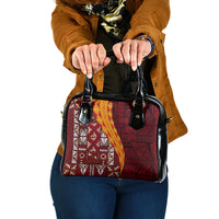 Tonga Feletoa Kupesi Fakatonga Shoulder Handbag LT03 One Size Red - Polynesian Pride
