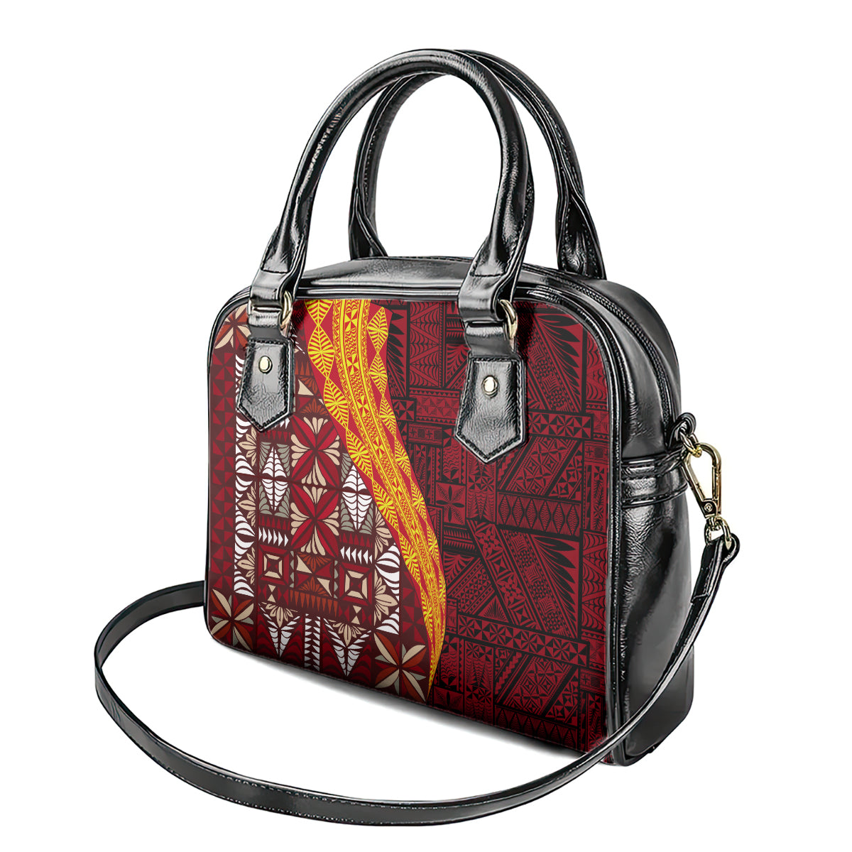 Tonga Feletoa Kupesi Fakatonga Shoulder Handbag LT03 - Polynesian Pride