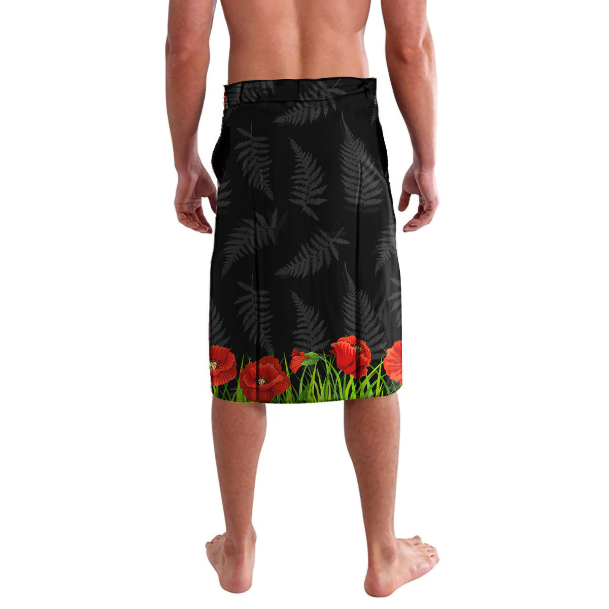 New Zealand ANZAC Day Lavalava Lest We Forget Haka Dance Respect LT03 - Polynesian Pride