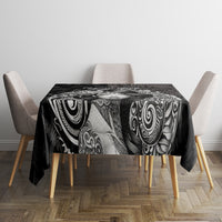 Custom New Zealand Women's Day Tablecloth Maori Tribal Girl and Silver Fern Pattern LT03 - Polynesian Pride