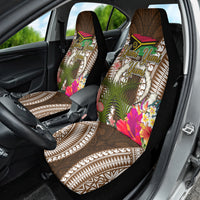 Vanuatu Selebretem 44th Indipendens Dei Car Seat Cover Yumi Pig Tusk and Namele Fern LT03 - Polynesian Pride