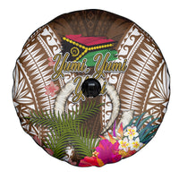 Vanuatu Selebretem 44th Indipendens Dei Spare Tire Cover Yumi Pig Tusk and Namele Fern LT03 - Polynesian Pride