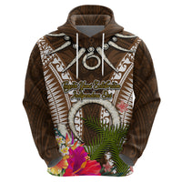 Vanuatu Selebretem 44th Indipendens Dei Zip Hoodie Yumi Pig Tusk and Namele Fern LT03 - Polynesian Pride
