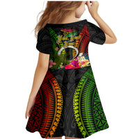 Vanuatu Independence Day Family Matching Mermaid Dress and Hawaiian Shirt Tugeta Yumi Selebretem Indipendens Dei LT03 - Polynesian Pride