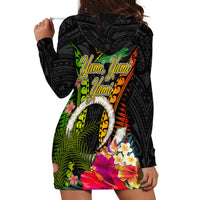 Vanuatu Independence Day Hoodie Dress Tugeta Yumi Selebretem Indipendens Dei LT03 - Polynesian Pride
