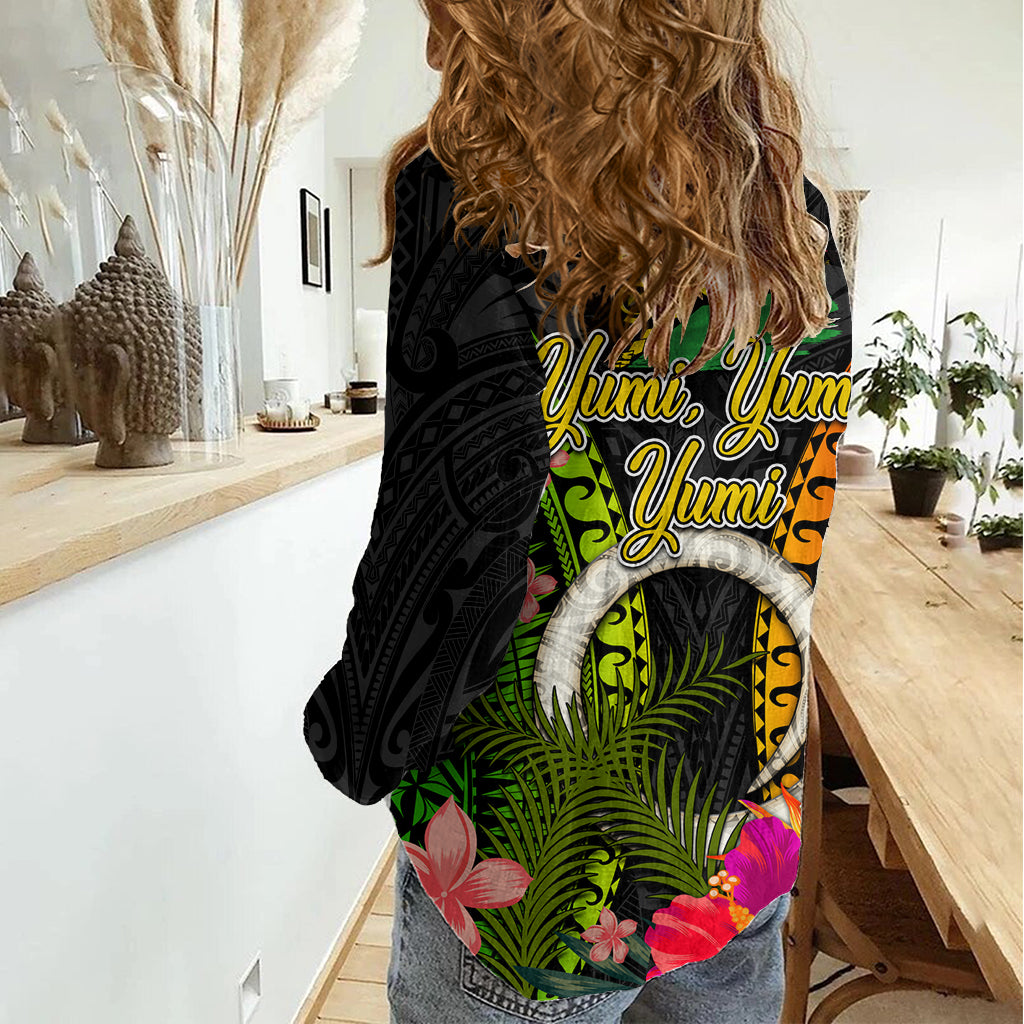 Vanuatu Independence Day Women Casual Shirt Tugeta Yumi Selebretem Indipendens Dei LT03 - Polynesian Pride
