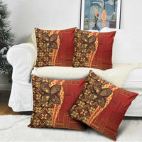 Samoan Pacific Tribal Flower Geometric Art Tattoos Pillow Cover Siapo Pattern Flame Sunset LT03 - Polynesian Pride