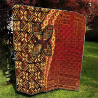 Samoan Pacific Tribal Flower Geometric Art Tattoos Quilt Siapo Pattern Flame Sunset LT03 - Polynesian Pride