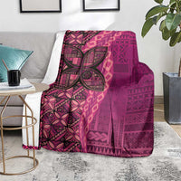 Samoan Pacific Tribal Flower Geometric Art Tattoos Blanket Siapo Pattern Romantic Rose LT03 - Polynesian Pride