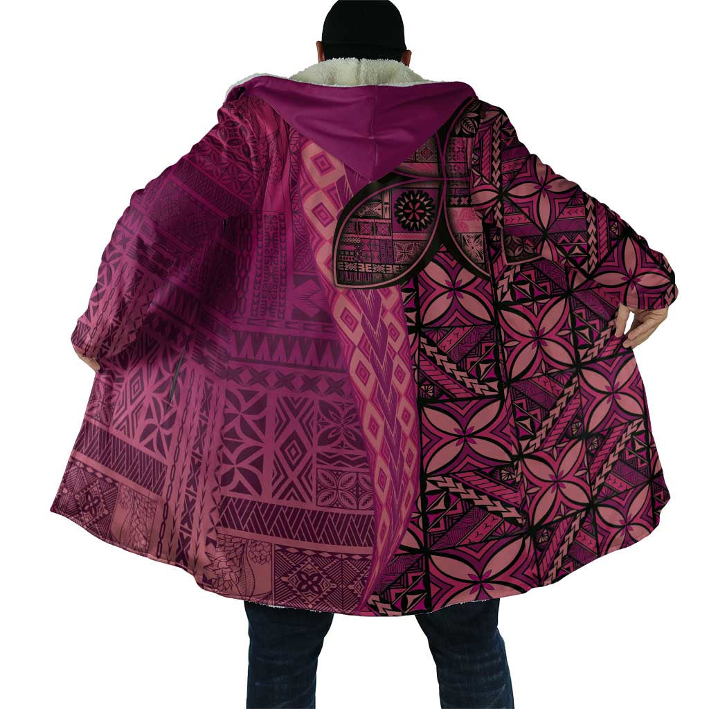 Samoan Pacific Tribal Flower Geometric Art Tattoos Cloak Siapo Pattern Romantic Rose - Polynesian Pride