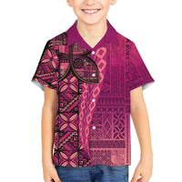 Samoan Pacific Tribal Flower Geometric Art Tattoos Hawaiian Shirt Siapo Pattern Romantic Rose - Polynesian Pride