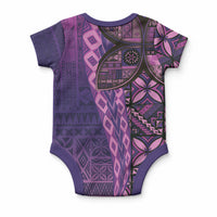 Samoan Pacific Tribal Flower Geometric Art Tattoos Baby Onesie