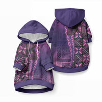 Samoan Pacific Tribal Flower Geometric Art Tattoos Pet Hoodie