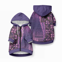 Samoan Pacific Tribal Flower Geometric Art Tattoos Pet Hoodie