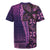 Samoan Pacific Tribal Flower Geometric Art Tattoos Rugby Jersey Siapo Pattern Purple Haze - Polynesian Pride