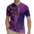 Samoan Pacific Tribal Flower Geometric Art Tattoos Rugby Jersey Siapo Pattern Purple Haze - Polynesian Pride