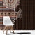 Fijian Masi Tribal Tattoos Art Pattern Window Curtain Brown Color Half Style - Polynesian Pride