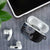 Fijian Masi Tribal Tattoos Art Pattern AirPods Case Navy Color Half Style - Polynesian Pride