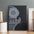 Fijian Masi Tribal Tattoos Art Pattern Canvas Wall Art Navy Color Half Style - Polynesian Pride