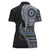 Fijian Masi Tribal Tattoos Art Pattern Women Polo Shirt Navy Color Half Style - Polynesian Pride