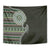 Fijian Masi Tribal Tattoos Art Pattern Tapestry Green Color Half Style - Polynesian Pride