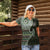 Fijian Masi Tribal Tattoos Art Pattern Women Polo Shirt Green Color Half Style - Polynesian Pride