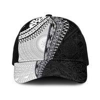 Fijian Masi Tattoos Baseball Net Cap with Tapa Tribal Pattern - Polynesian Pride