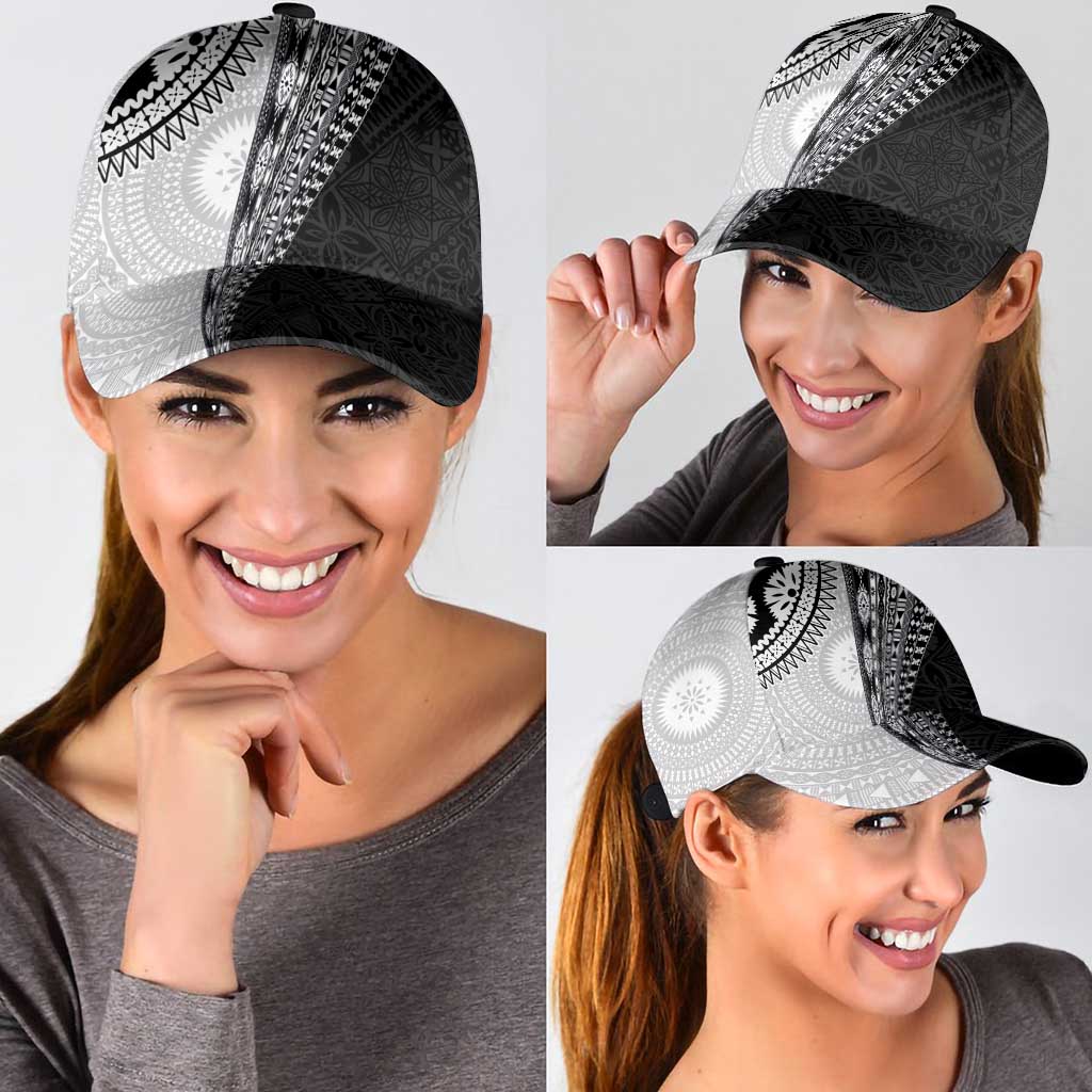 Fijian Masi Tattoos Classic Cap with Tapa Tribal Pattern - Polynesian Pride