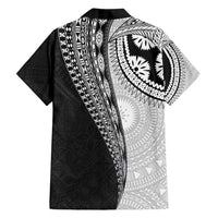 Fijian Masi Tattoos Family Matching Long Sleeve Bodycon Dress and Hawaiian Shirt with Tapa Tribal Pattern LT03 - Polynesian Pride