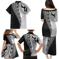 Fijian Masi Tattoos Family Matching Puletasi and Hawaiian Shirt with Tapa Tribal Pattern LT03 - Polynesian Pride