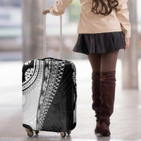 Fijian Masi Tattoos Luggage Cover with Tapa Tribal Pattern LT03 - Polynesian Pride