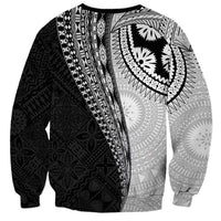 Fijian Masi Tattoos Sweatshirt with Tapa Tribal Pattern LT03 - Polynesian Pride