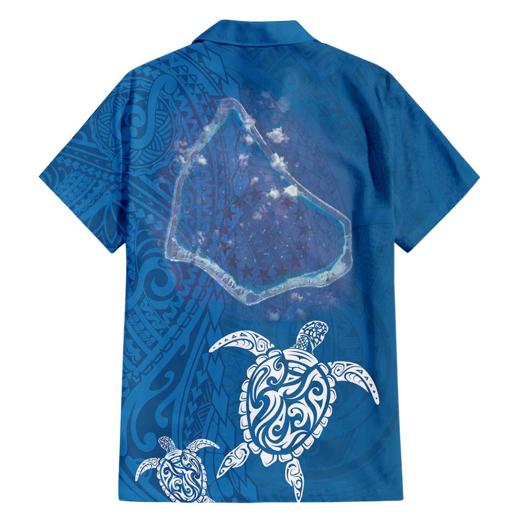 Cook Islands Manihiki Atoll Family Matching Off Shoulder Maxi Dress and Hawaiian Shirt Maori Turtle and Polynesian Pattern LT03 - Polynesian Pride