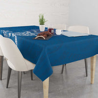 Cook Islands Manihiki Atoll Tablecloth Maori Turtle and Polynesian Pattern